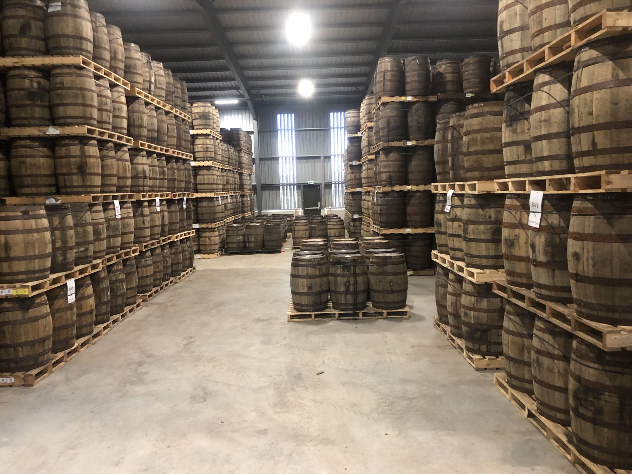 Bonded maturation warehouses at Larch Grove